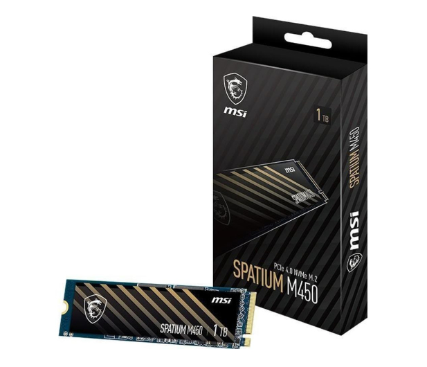MSI 1TB M.2 PCIe Gen4 NVMe Spatium M450 - 1309298 - zdjęcie
